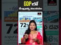 gdp లో కేంద్రాన్ని మించినం.. telangana gdp growth morning news mirror tv shorts