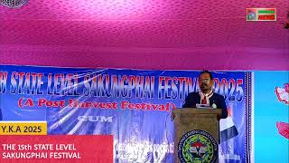 Reports From CYKA General Secretary Mr Lalnunzira Kaipeng II The 15th State level Sakungphai