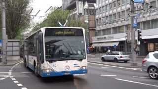 Lucerne VBL buses and trolley buses