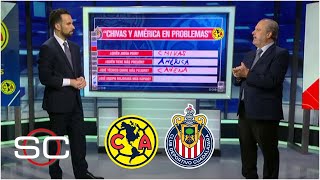 Los PROBLEMAS del AMÉRICA y CHIVAS, hacen que Gómez Junco saque la pizarra | SportsCenter