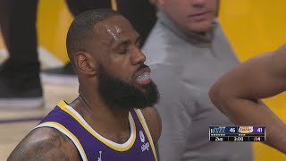 Anthony Davis Injury, LeBron Saves Lakers vs Jazz Late! 2021-22 NBA Season