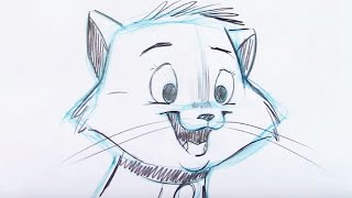 How to Draw a Cat Cartoon with a BIG EXPRESSION