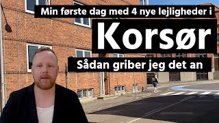 Ejendomsinvestering Vlog #1 - Jeg har besøgt mine 4 nye lejligheder i Korsør. Her er min plan.