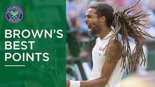 Dustin Brown's Top 50 points vs Rafael Nadal at Wimbledon