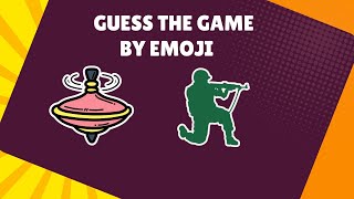 Guess the GAME by Emoji? 🎮 Emoji Quiz