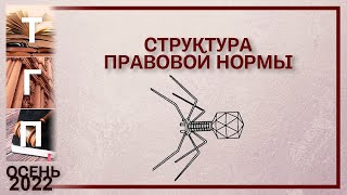 Структура правовой нормы