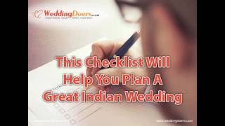 This Checklist Will Help You Plan A Great Indian Wedding
