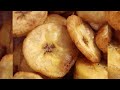 FRESHLY MADE BANANA CHIPS #ASMR FRYING #COOKING #YUMMY FOOD