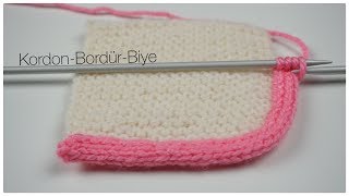 the easiest border that will add a great dimension to, blankets and scarves/Figen Ararat