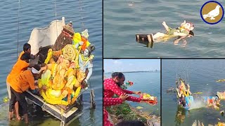 Ganesh idol immersion continue on 2nd Day at Necklace Road