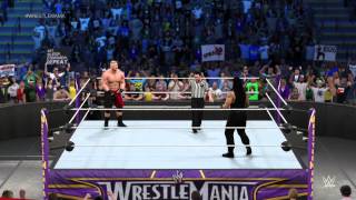WWE 2K15 Matches - Brock Lesnar vs Roman Reigns (WWE World Heavyweight Championship Match)