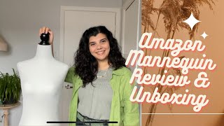 Mannequin Dress Form Unboxing, Assembly and Review - Amazon HomCom