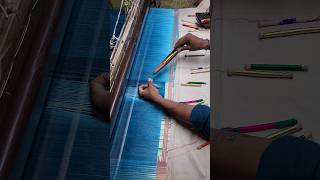 Handloom Paithani Saree Weaving #paithani #saree #manufacturing #traditional #silk