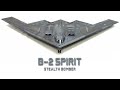 B-2 Spirit Stealth Bomber Aircraft Extreme Weathering -1/72 Modelcollect