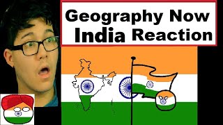 American reacts to Geography Now! India | Diverse India!