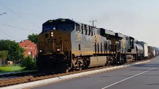 [CSX]996 ES44AH \u0026 Rumbling ES40DC 5260 Leads Q439-02 Pulling Hard Through Fay NC With Nice K5HLL