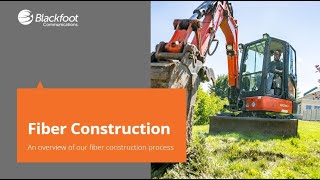 Blackfoot Communications Fiber Construction