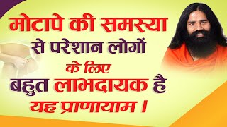 मोटापे की समस्या से परेशान लोगों के लिए बहुत लाभदायक है यह प्राणायाम || Swami Ramdev t