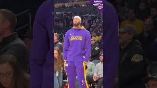 AD’S BACK! LeBron is hyped for Anthony Davis’ Lakers return! #shorts