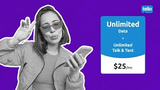 Tello's Unlimited phone plan is now just $25/month