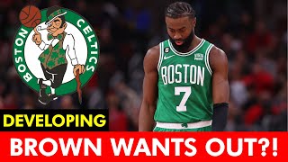 DEVELOPING: Jaylen Brown Wants OUT? Celtics Rumors On Brown Non-Committal About Future In Boston