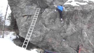 Sweet candydate 7B boulder (last of my off season highballs)