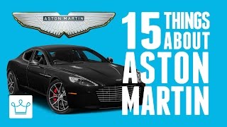 15 Things You Didn't Know About ASTON MARTIN