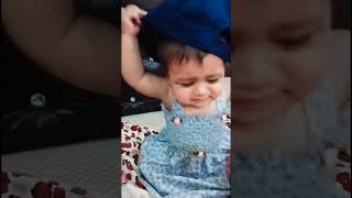 Arghh....I just hate this cap... #viralvideo #shortsfeed #youtubeshorts #cutebaby #subscribe #baby