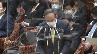 菅義偉　長男の総務省幹部に対する違法接待「問題」黒岩宇洋（立憲）2/4 衆院・予算委