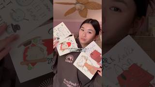 make diy christmas cards with me (at 1 am)🎄#christmascardmaking #christmascards #christmascrafts