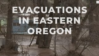 Evacuations continue after significant flooding in Eastern Oregon