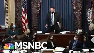 Vice President Mike Pence Appears To Be Escorted Out Of The Senate Chamber | MTP Daily | MSNBC