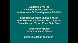 Bach Kantate BWV 188 Ich habe meine Zuversicht, Lothar Zagrosek live