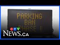 Parking ban ends in Edmonton