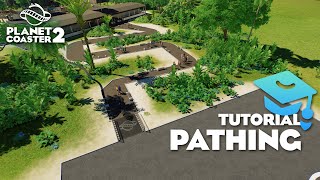 All about PATHING in Planet Coaster 2 TUTORIAL