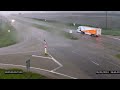 horror iowa tanker truck tractor trailer and traffic camera destroyed by tornado in nevada ia