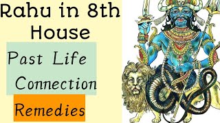 Rahu in the 8th house in D1 or D9 ( Past Life Karmic Debts )