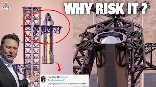 Why SpaceX is facing HUGE RISK of the launch tower in first starship launch...