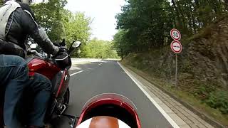 Rursee mit der BMW K1600 GT mit Kalich Schwenker