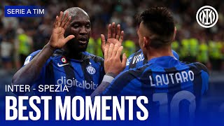 INTER 3-0 SPEZIA | BEST MOMENTS | PITCHSIDE HIGHLIGHTS 👀⚫🔵