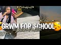 MY 6AM ROUTINE: GRWM + MINI SCHOOL VLOG