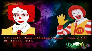 [MUGEN] Ultimate Donald Solo-R \u0026 Custom Cheap Solo V1.3 [Final]  Vs Team Custom Cheap Donald-EX'