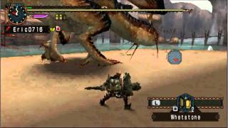 【MHFU/MHP2G】【Heroics】HR7 Plesioth in 4:28【Gunlance】