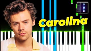 Harry Styles - Carolina (Piano Tutorial Easy)