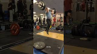 130kg clean and jerk