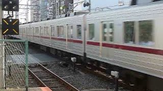 東武10050系6+2両編成東武ｽｶｲﾂﾘｰﾗｲﾝ区間急行 竹ノ塚駅通過