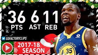 Kevin Durant CRAZY Full Highlights vs Lakers (2017.12.18) - 36 Pts, 11 Reb, 8 Ast, 3 Blks, CLUTCH