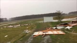 Storms destroy mobile homes in Sardinia, Ohio