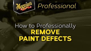 How to Professionally Remove Paint Defects with Meguiar's