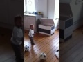 baerke van der meij 1 year old football skills ‏.flv